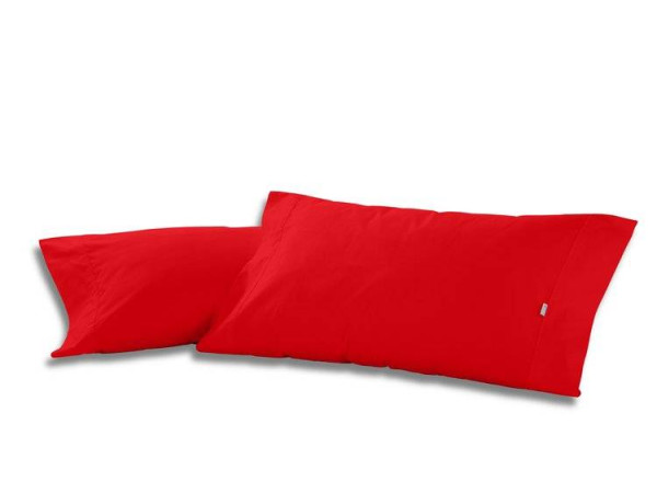 Funda de almohada COMBI LISOS 357-ROJO V.