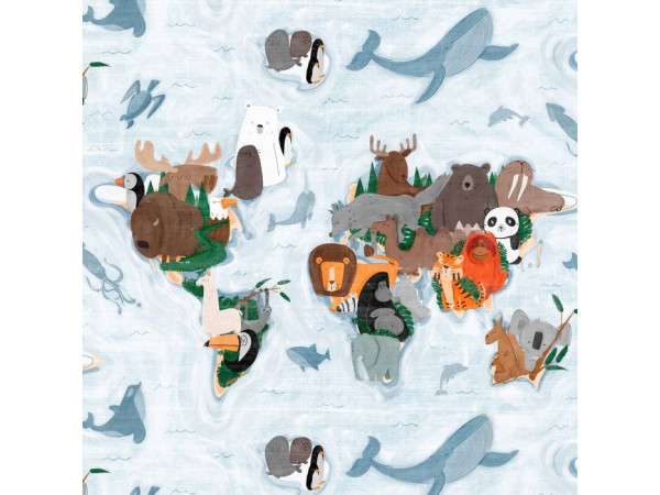 Duo funda nórdica + almohada Animals