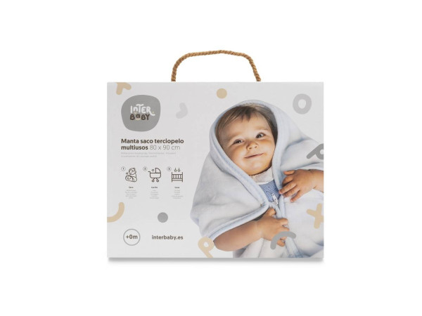 Manta Saco Terciopelo Multiusos Interbaby OSITO