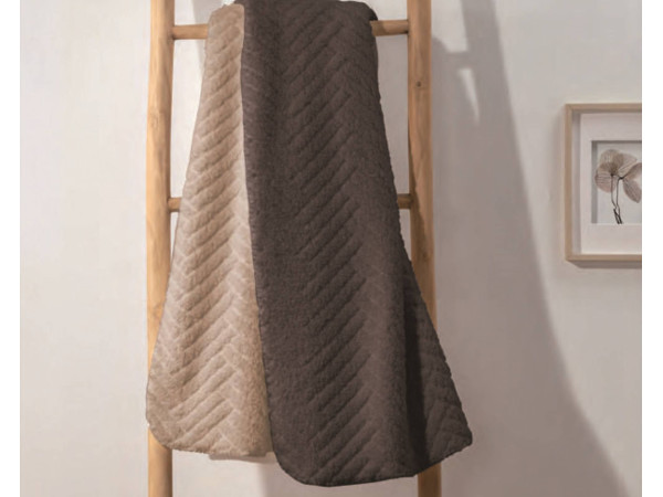 Manta Sofa Sherpa Plaid Manterol ZIG ZAG