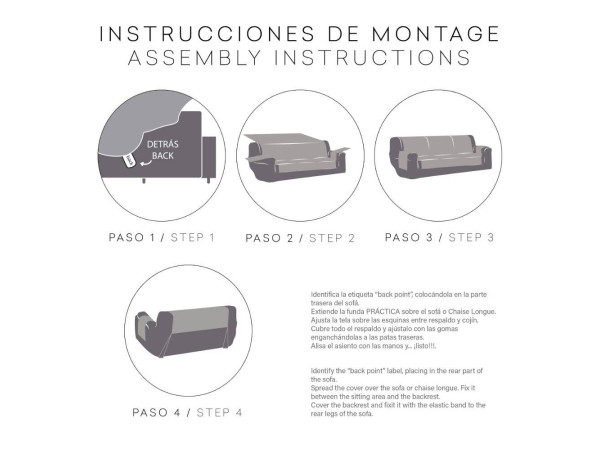 Funda Sofá Práctica Eysa CALMA