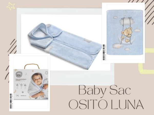 Manta Saco Terciopelo Multiusos Interbaby OSITO