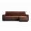 Funda Sofá Chaise Longue Práctica Acolchada CORAL