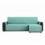 Funda Sofá Chaise Longue Práctica Impermeable GLACIAR