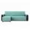 Funda Sofá Chaise Longue Práctica Impermeable GLACIAR