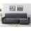 Funda Sofá Chaise Longue Práctica Acolchada VELVET 