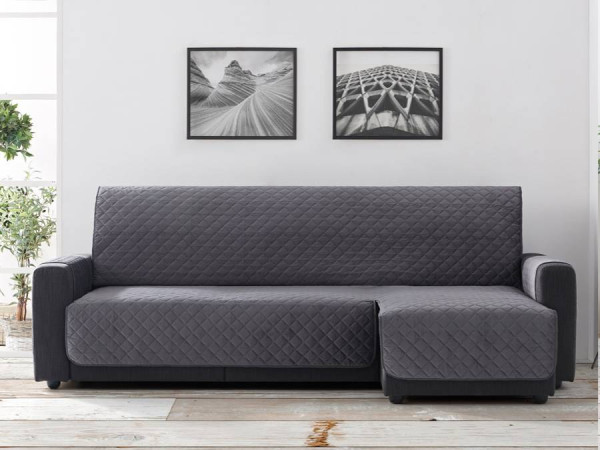Funda  Sofá Chaise Longue Práctica Acolchada VELVET 