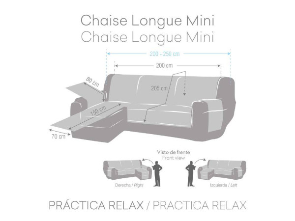Funda Sofa Chaiselongue Acolchada Eysa MONTBLANC