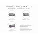 Funda Sofa Chaiselongue Acolchada Eysa MONTBLANC