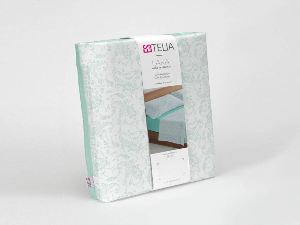 Juego sábanas estampadas Lara