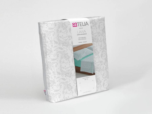 Juego sábanas estampadas Lara