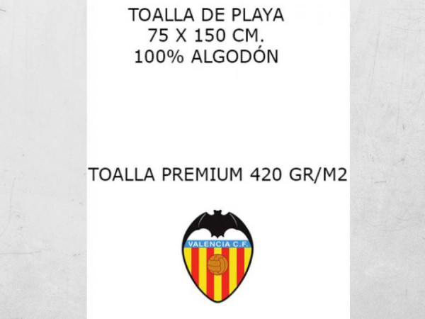 Toalla Playa Premium VALENCIA C.F. 2