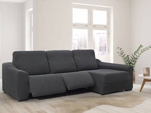 Funda Sofá Chaise Longue Relax Súper Elástica Brazo Largo NIAGARA