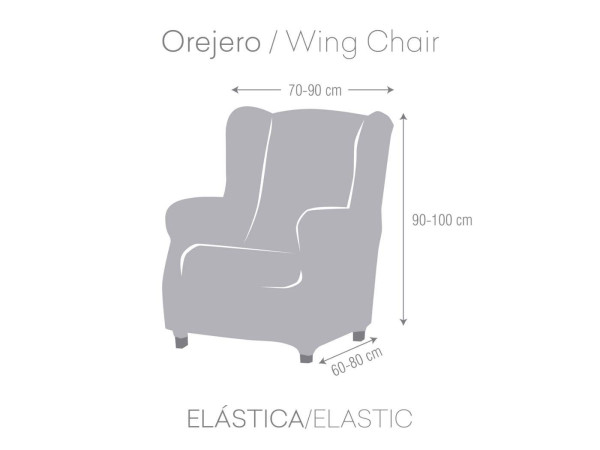 Funda Sillón Orejero Elástica ULISES