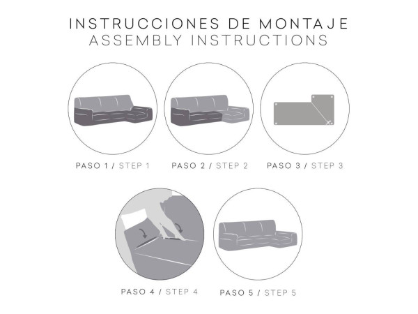 Funda Chaise Longue Elástica ULISES