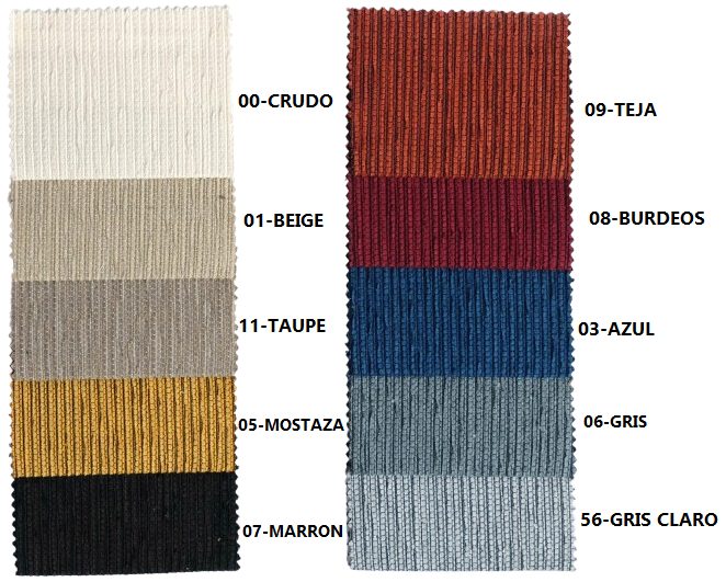 Colorido funda sofa chaiselongue MID de Eysa