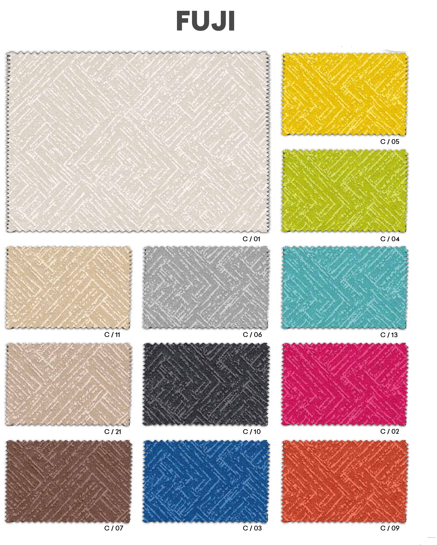 colorido funda cojin fuji