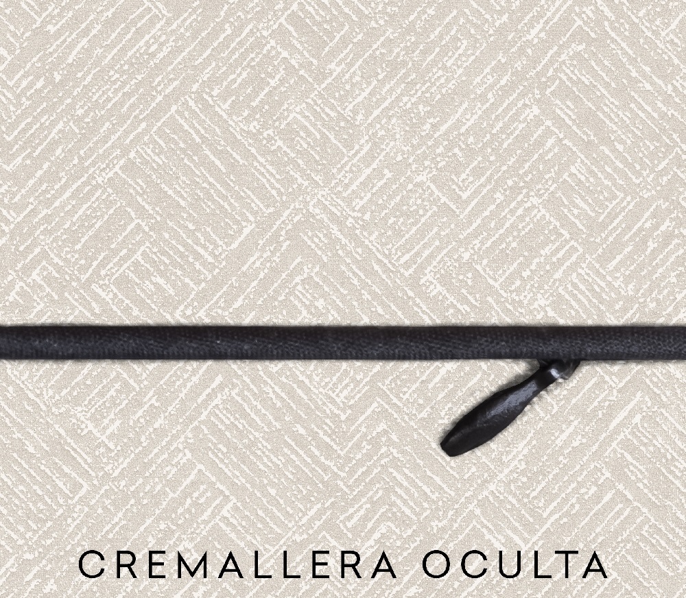 Cremallera oculta funda cojin FUJI