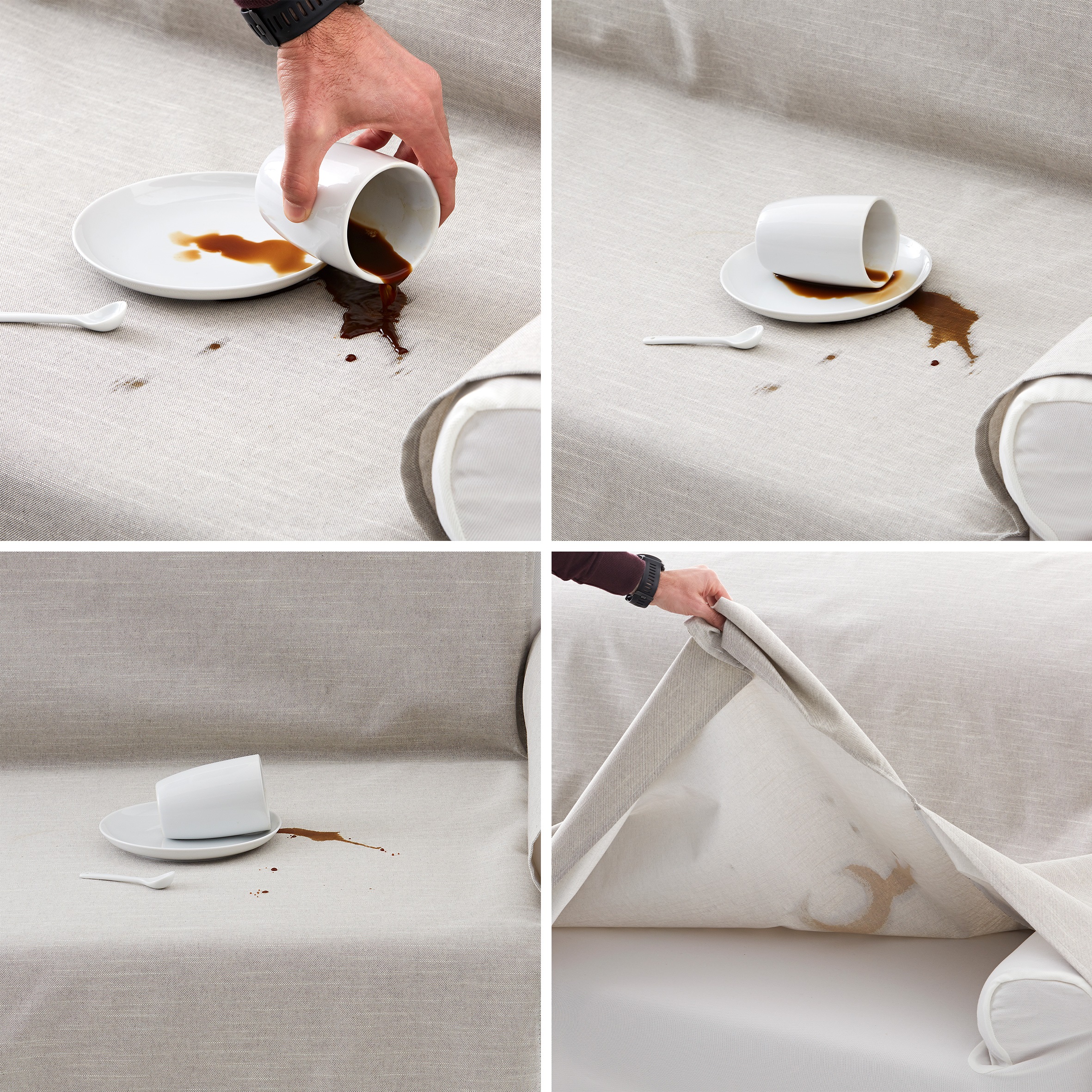 detalle impermeable funda sofá garona