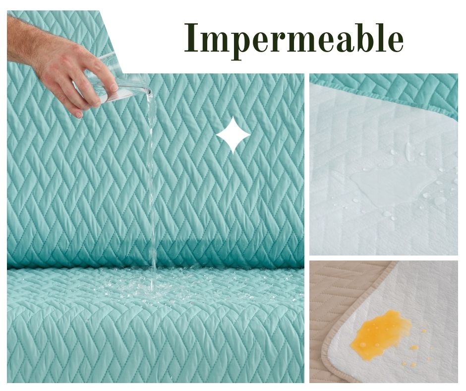 Impermeable funda sofa glaciar