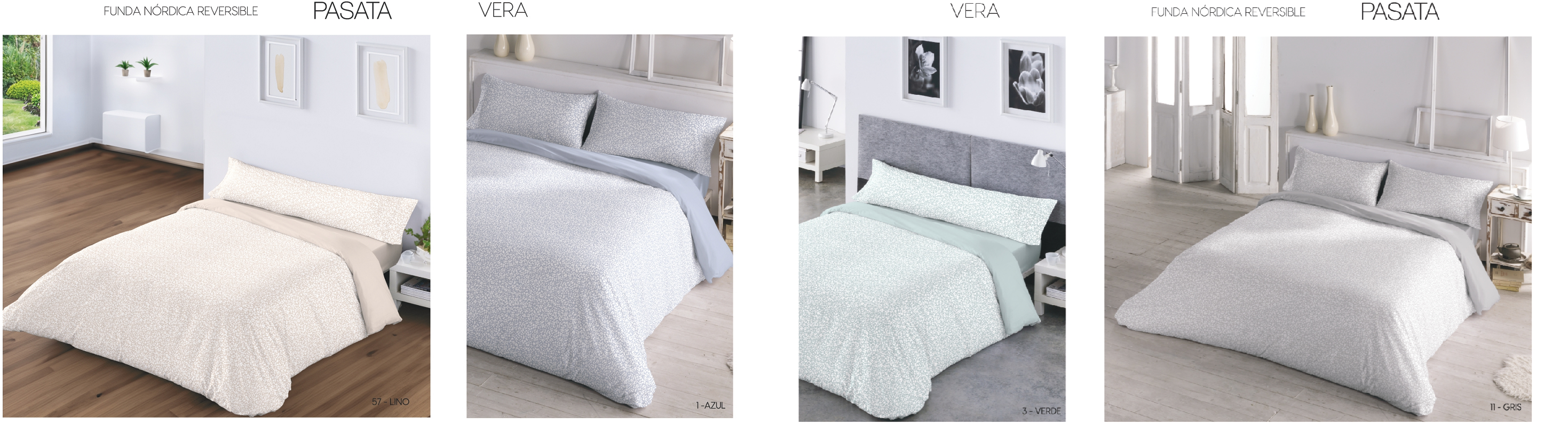 Colorido Funda Nórdica Vera de Catotex