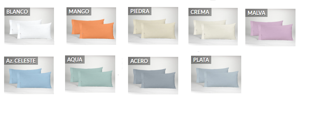 Colorido funda almohada estelia 100 algodon (144h hilos)