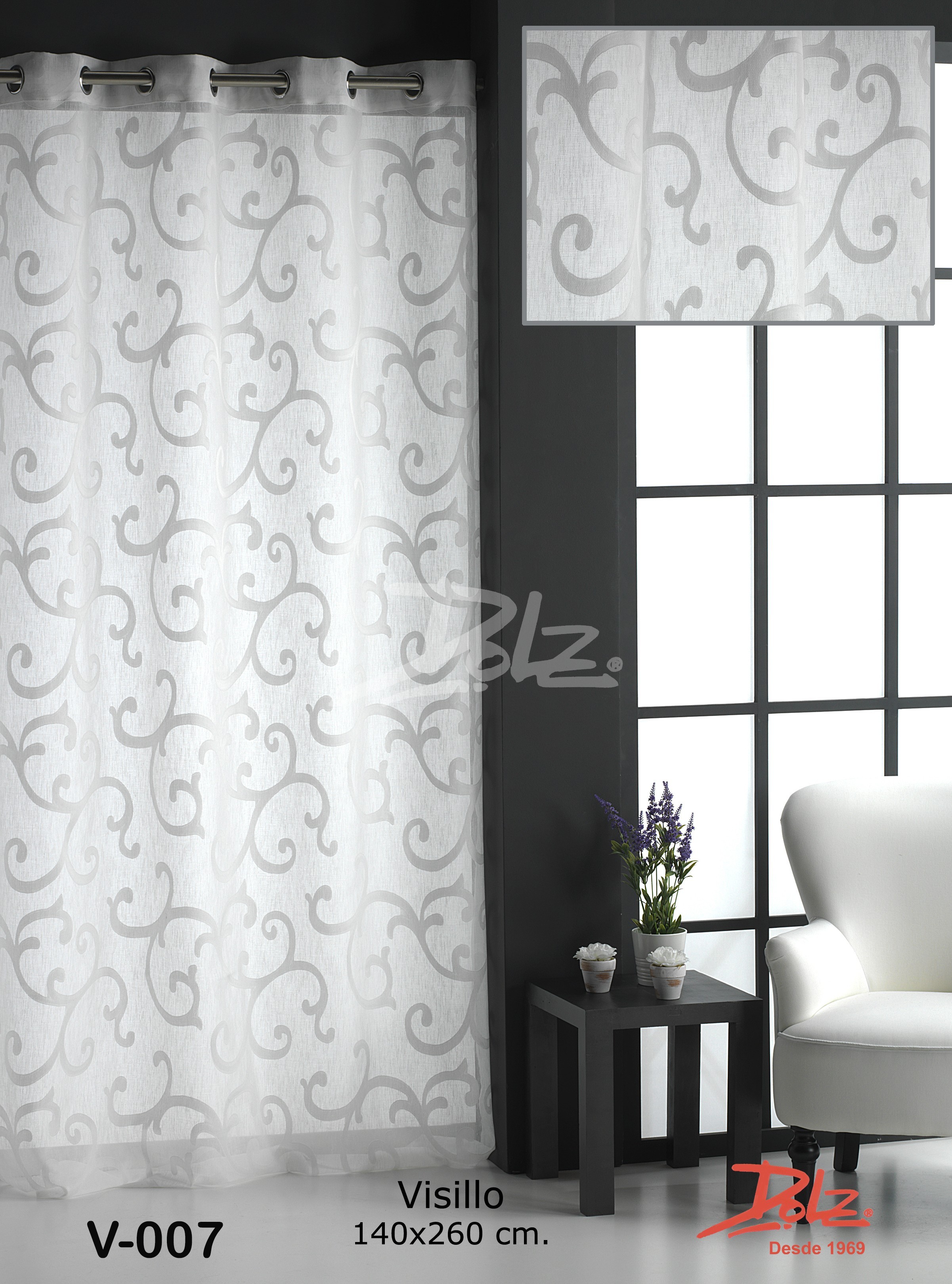 Visillo Confeccionado Dolz V007