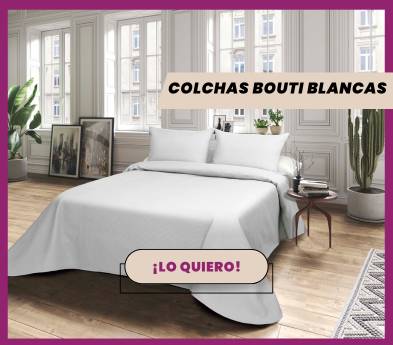 COLCHAS BOUTI BLANCAS 
