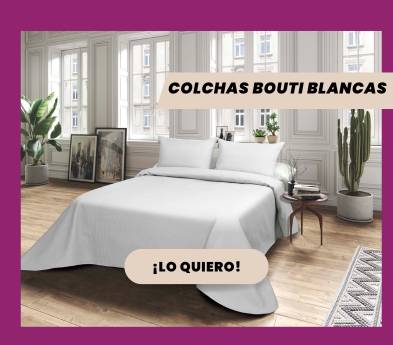 COLCHAS BOUTI BLANCAS 